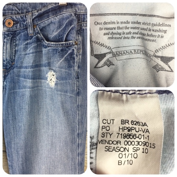 Banana Republic Medium Wash Jeans S:29 - Picture 3 of 8